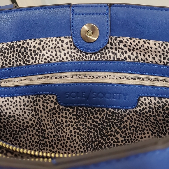 Sole Society Tote, Cobalt blue - Picture 7 of 14